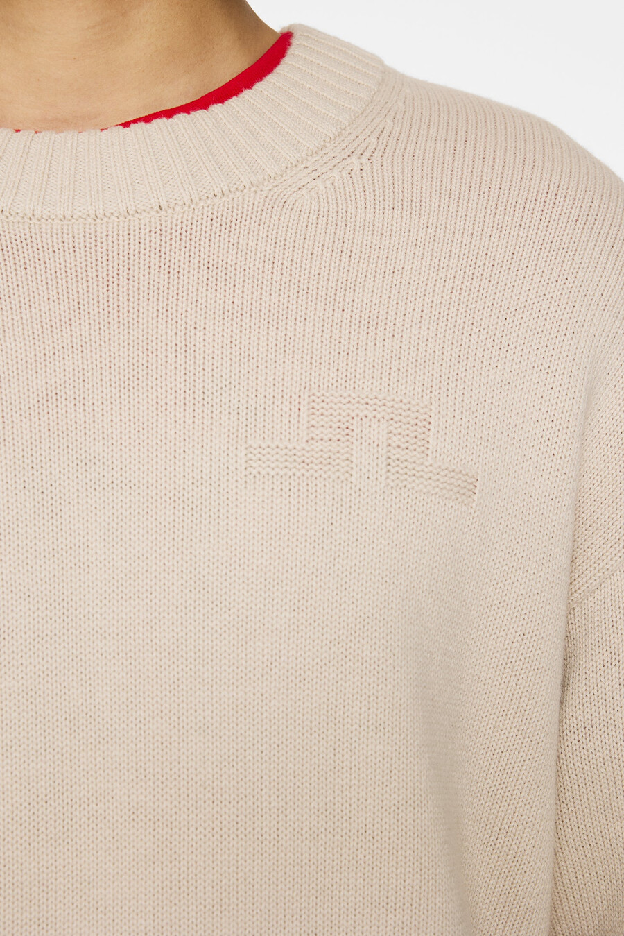 eddy cotton wool crew neck