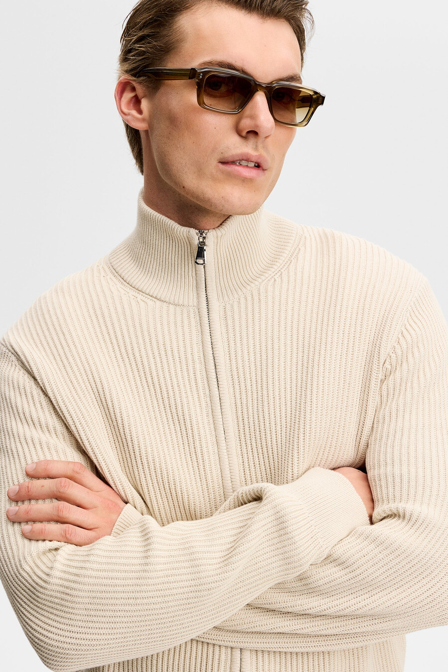 alexis full zip cardigan