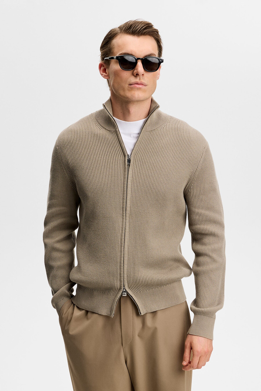 alexis full zip cardigan