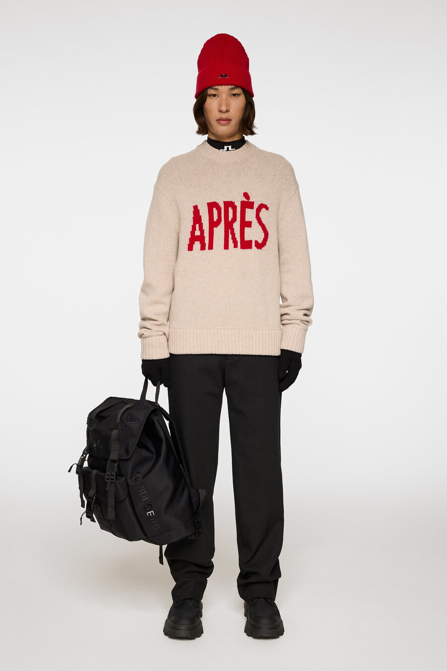 fabian graphic knit sweater