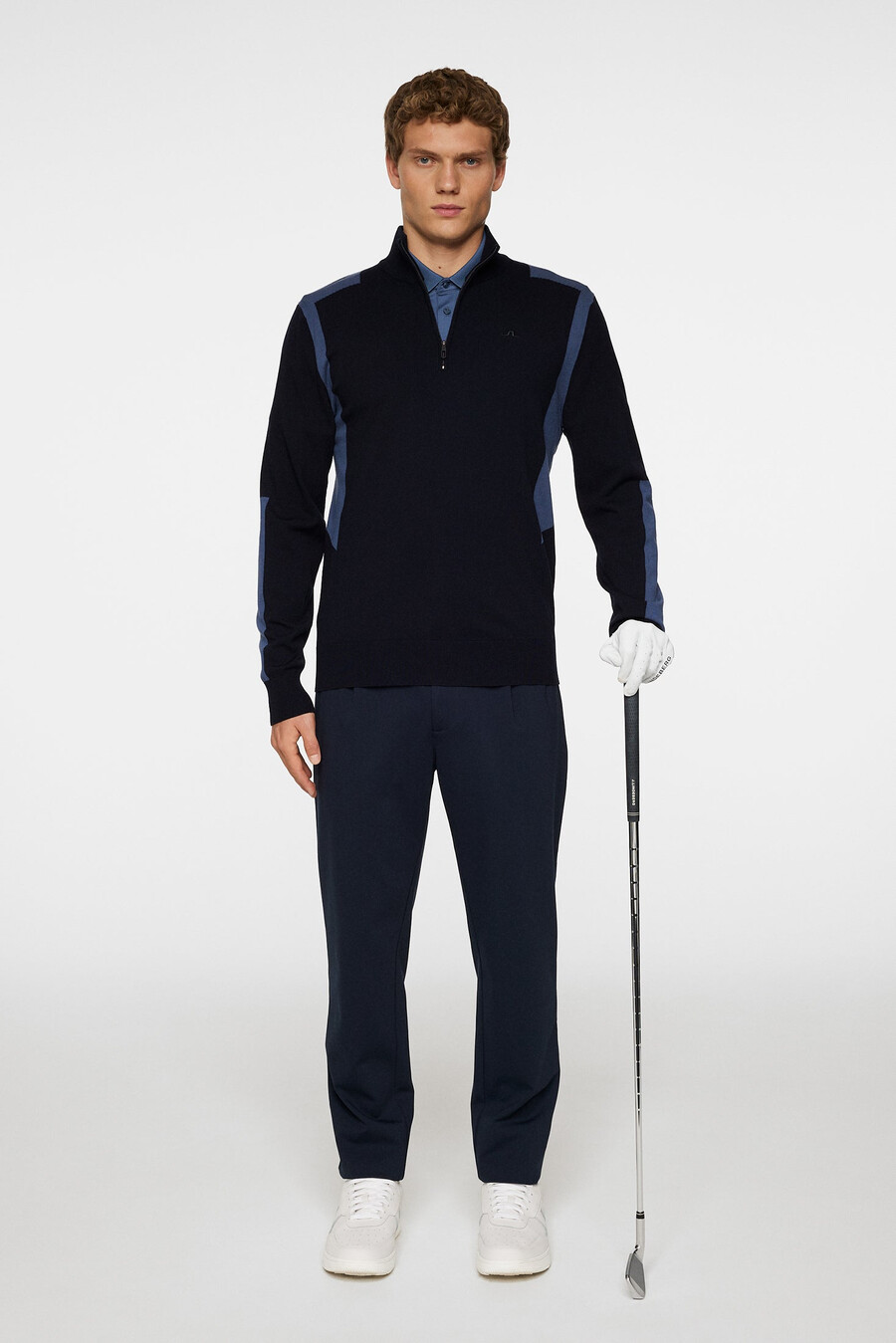 kendrick knitted zip sweater