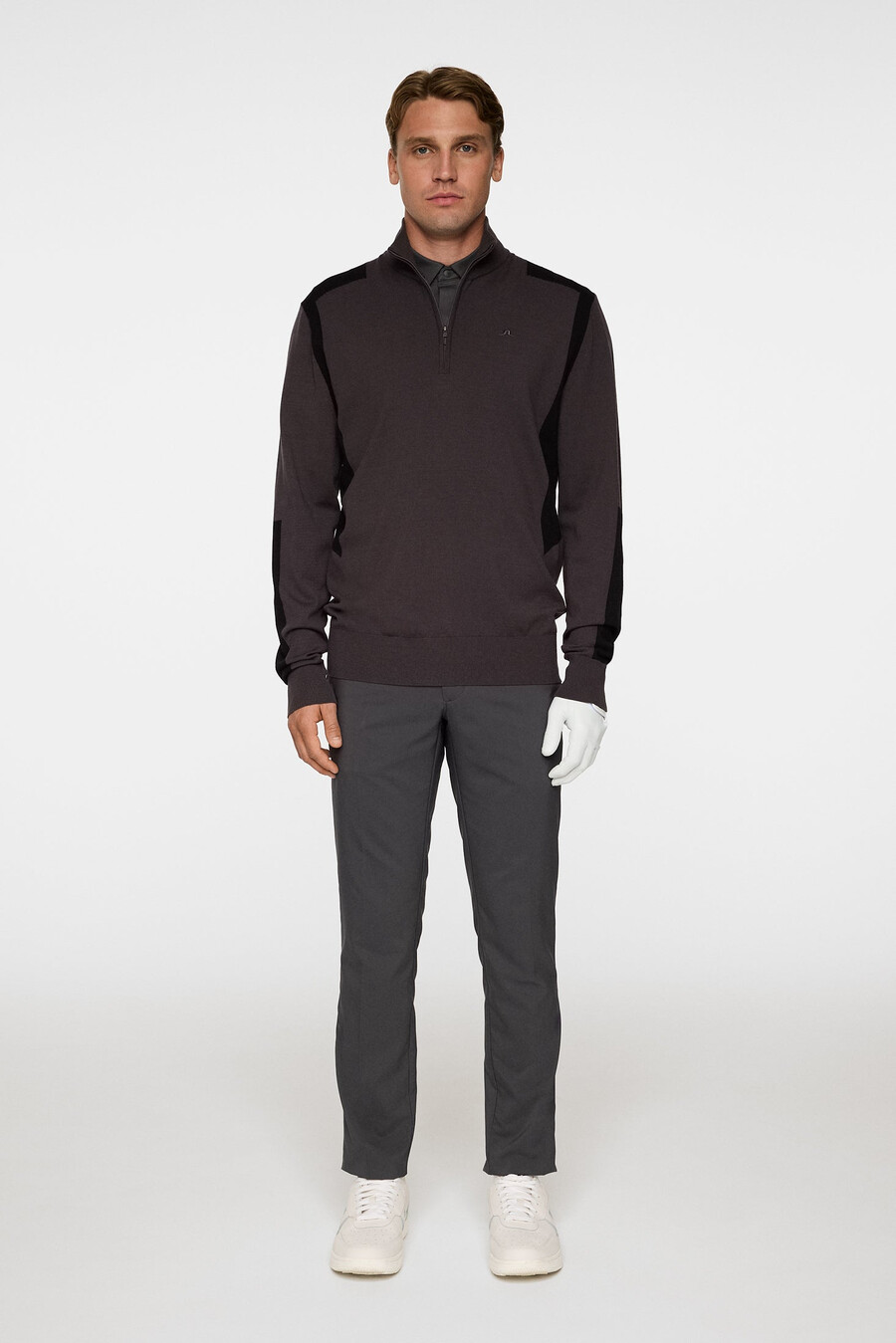 kendrick knitted zip sweater