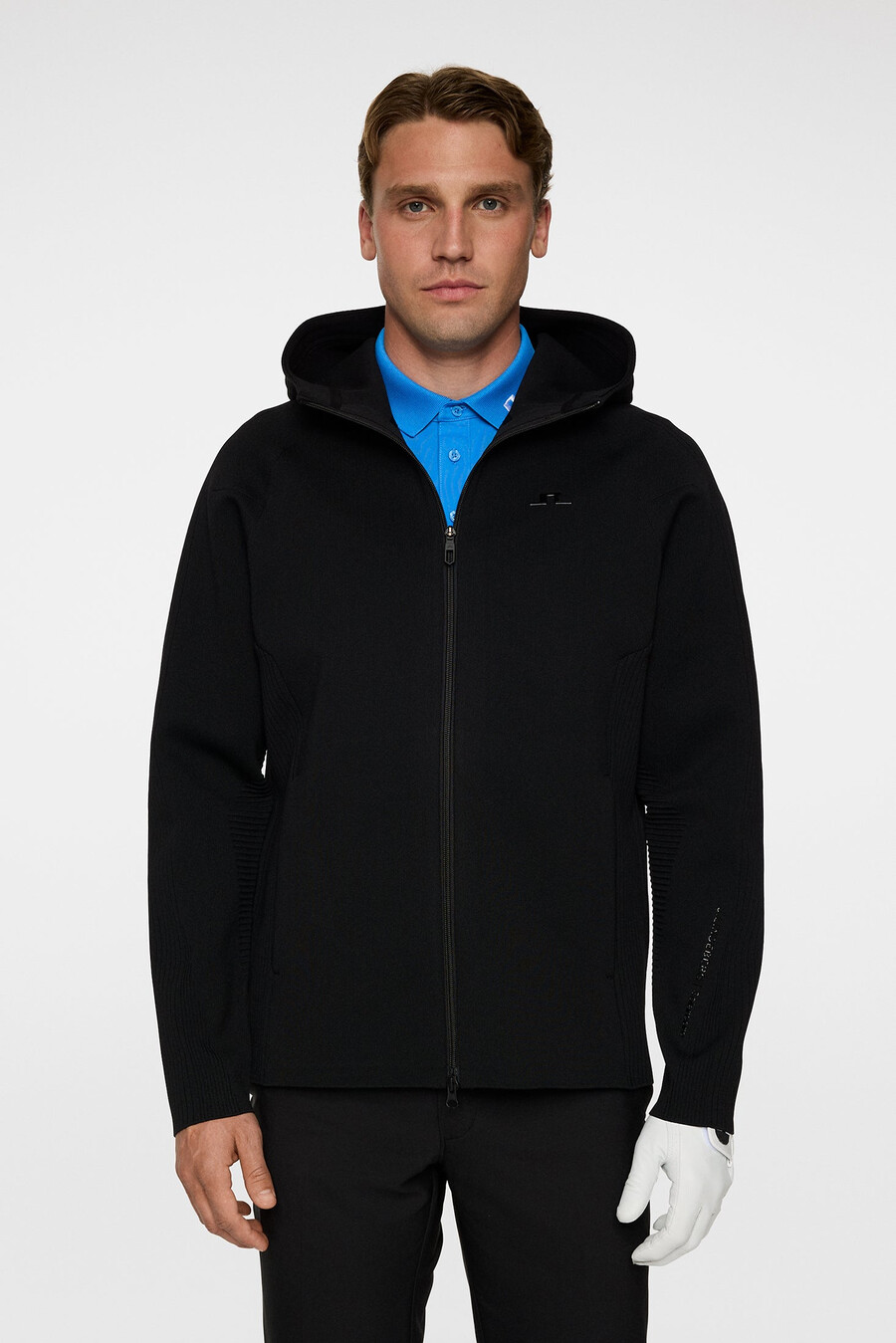 solarcore knit zip sweater