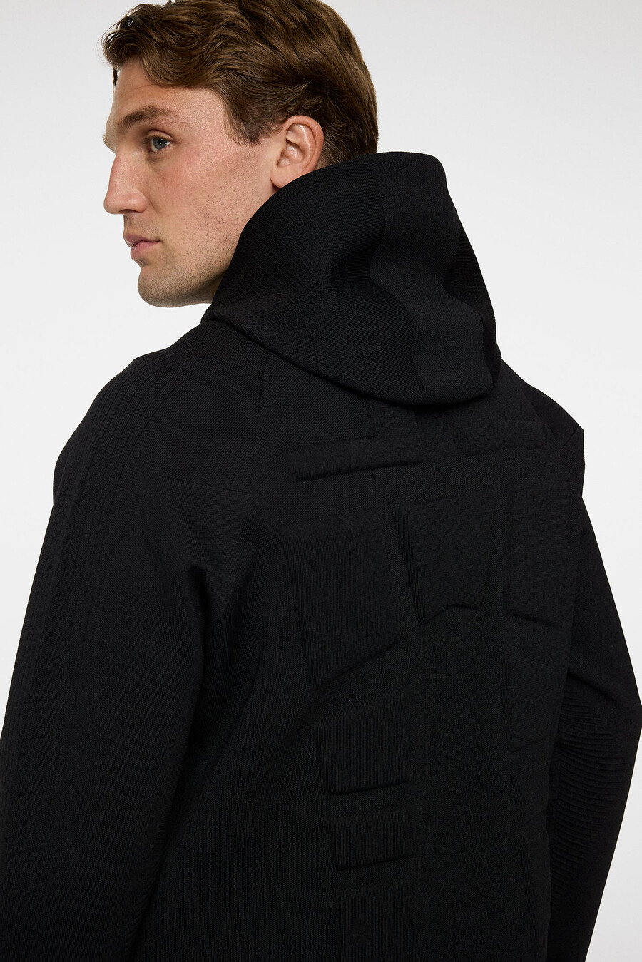 solarcore knit zip sweater