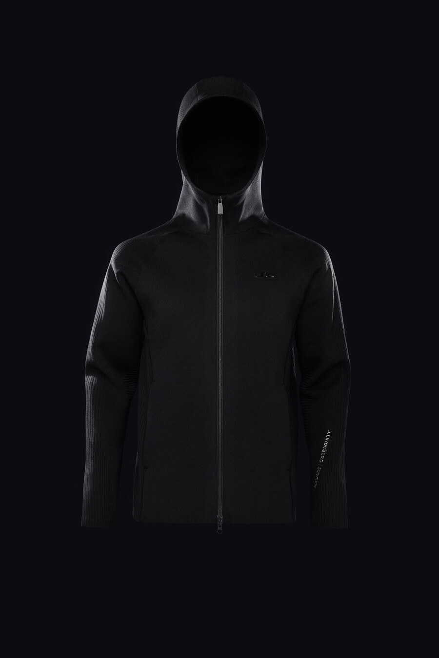 solarcore knit zip sweater