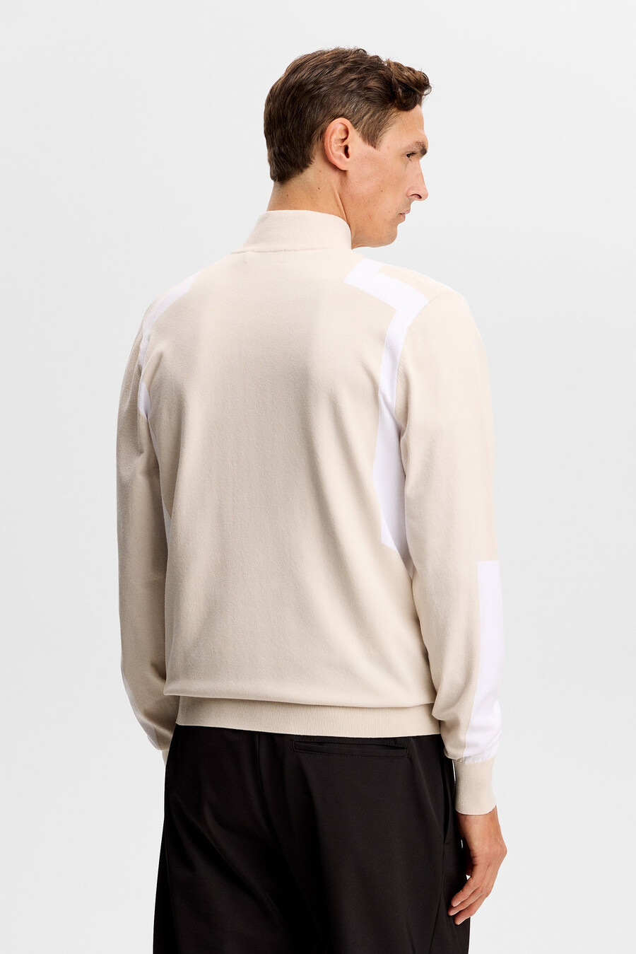 kendrick knitted zip sweater