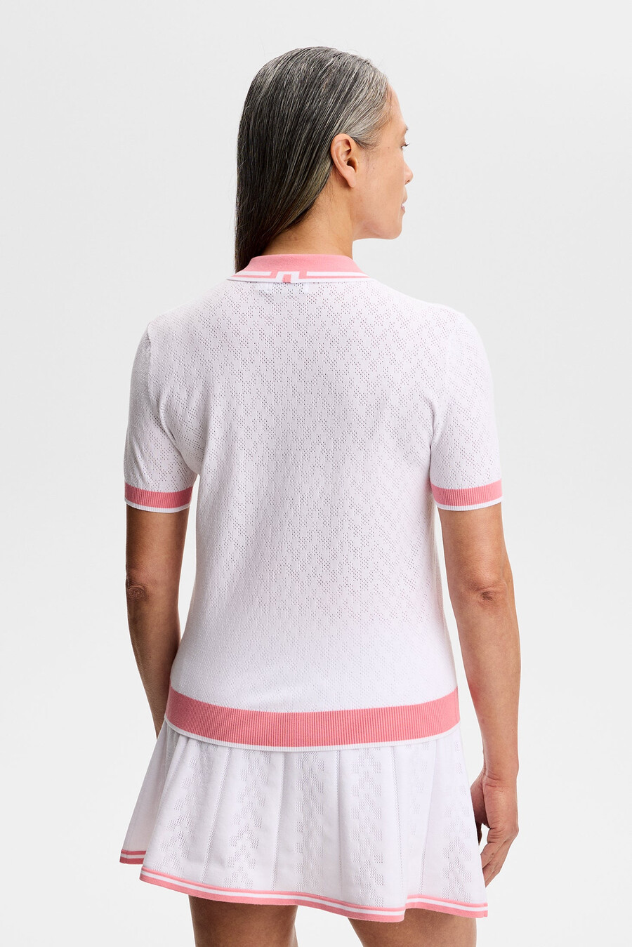 polly pointelle polo
