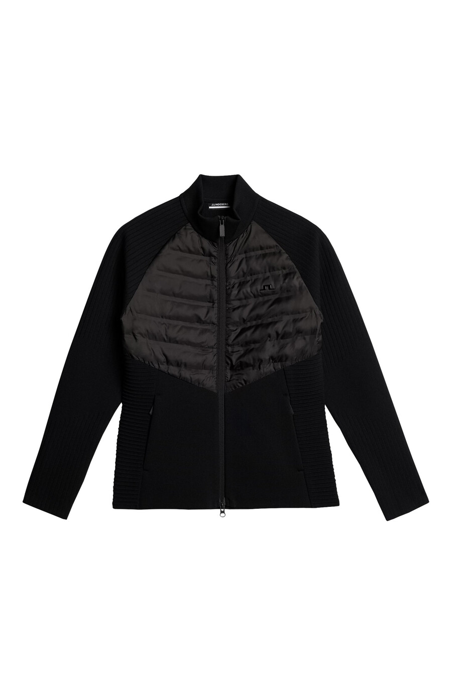 wendy tech knit zip sweater
