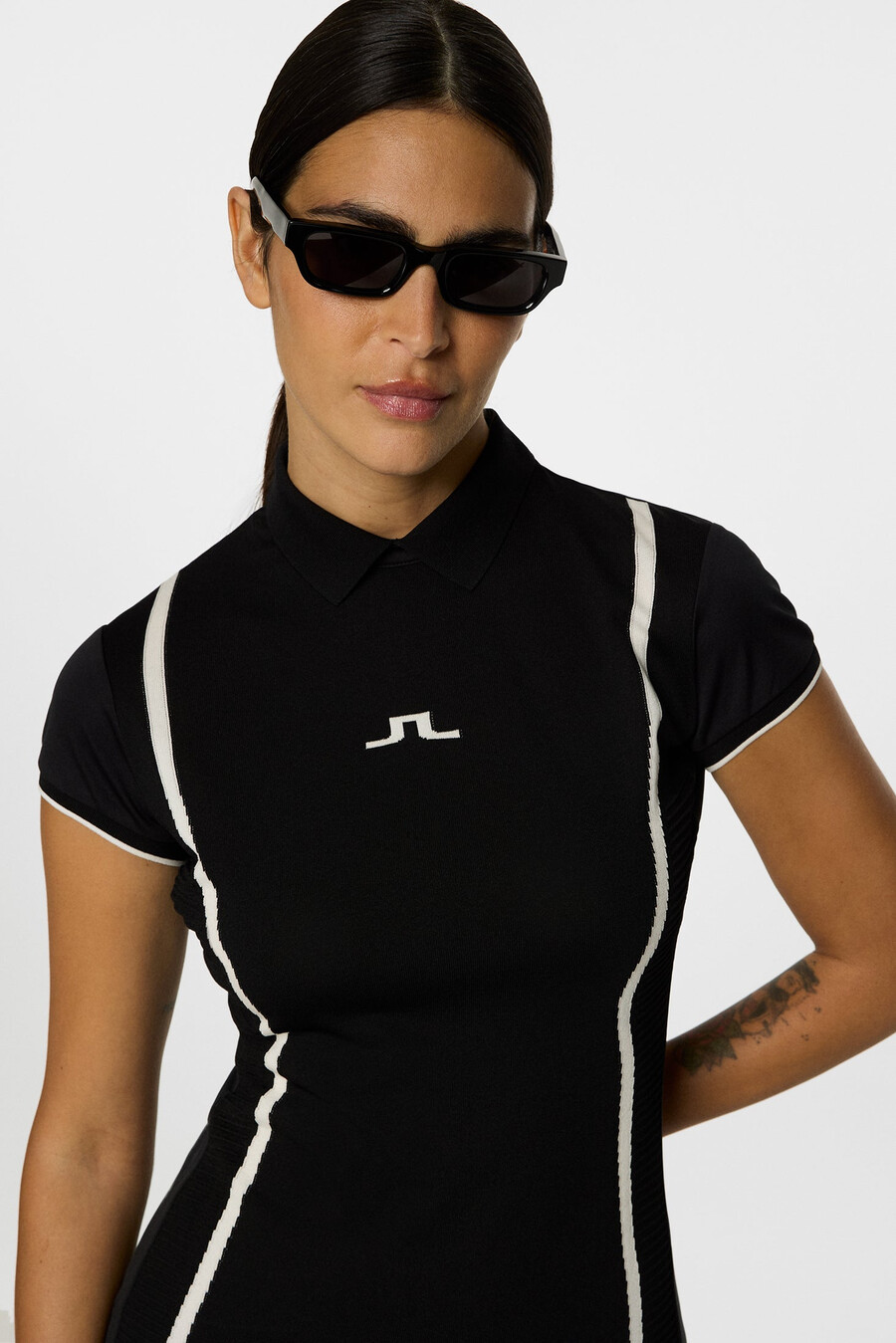 theodora hybrid knit shirt