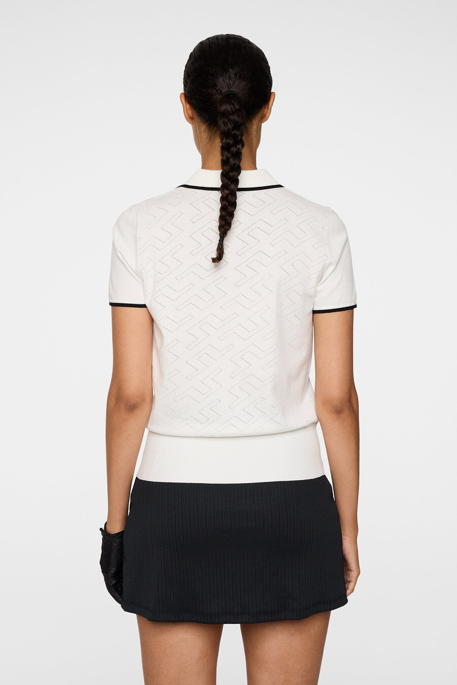 malva knitted polo shirt