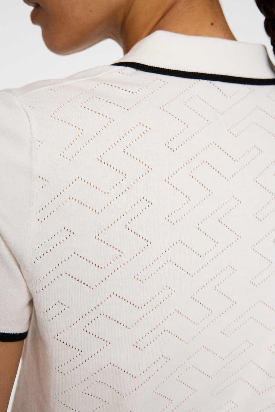 malva knitted polo shirt