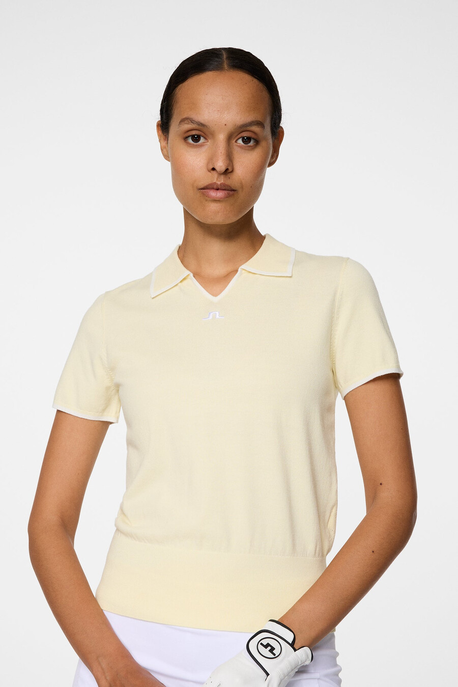 malva knitted polo shirt