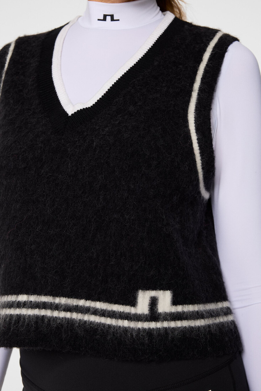 noelle knitted vest