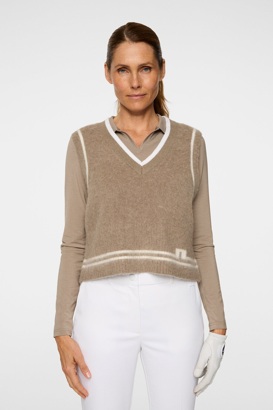 noelle knitted vest
