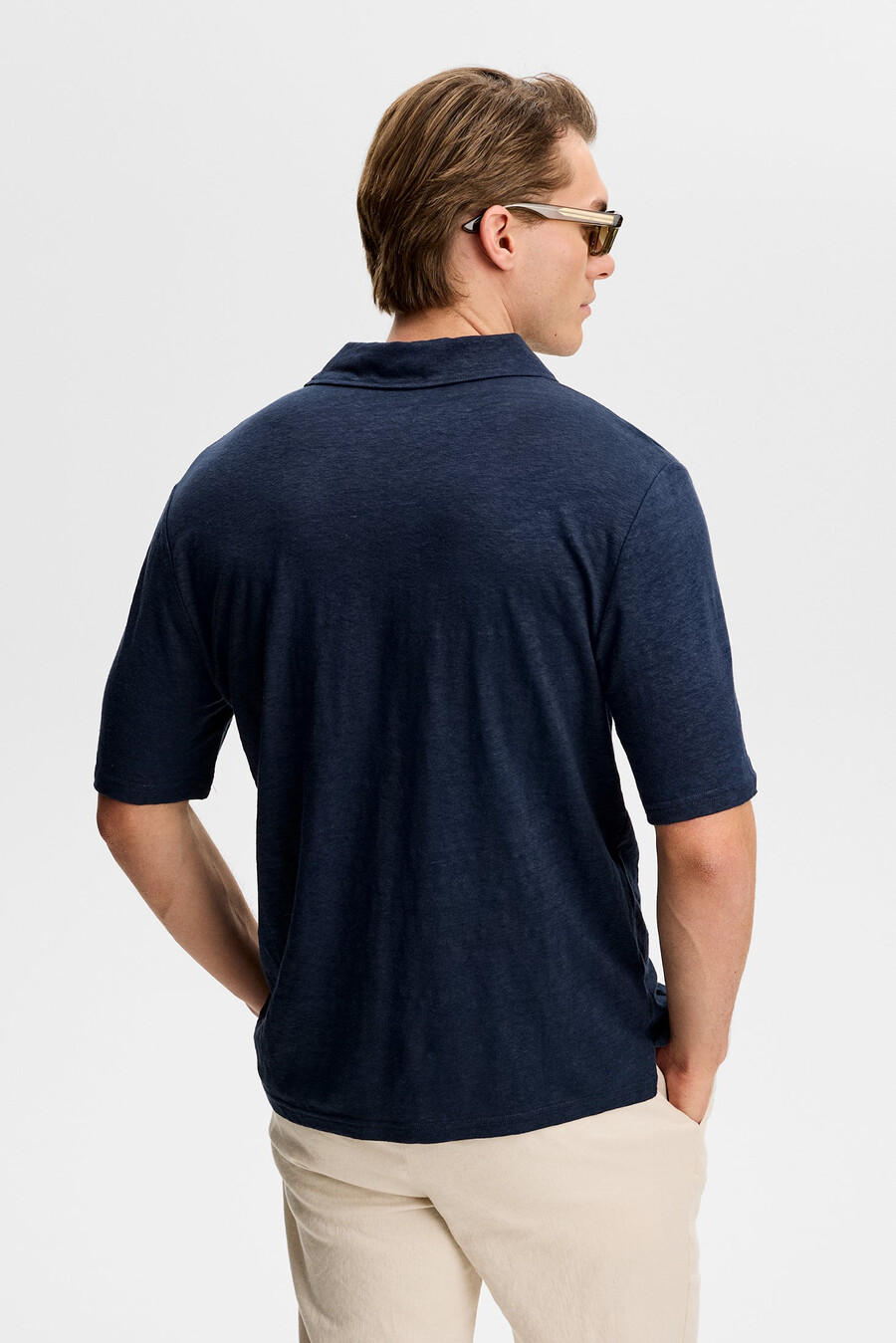 roy linen polo