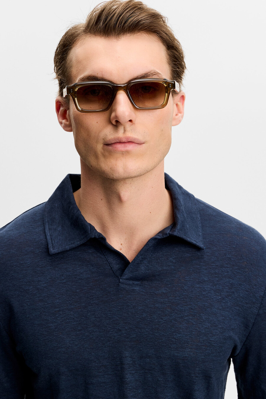 roy linen polo