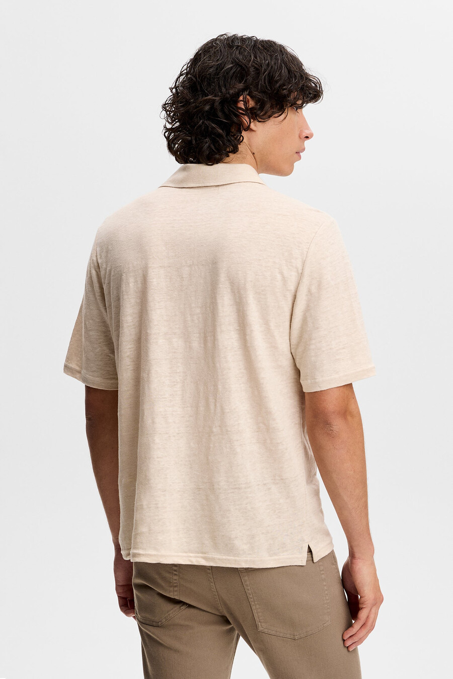 roy linen polo
