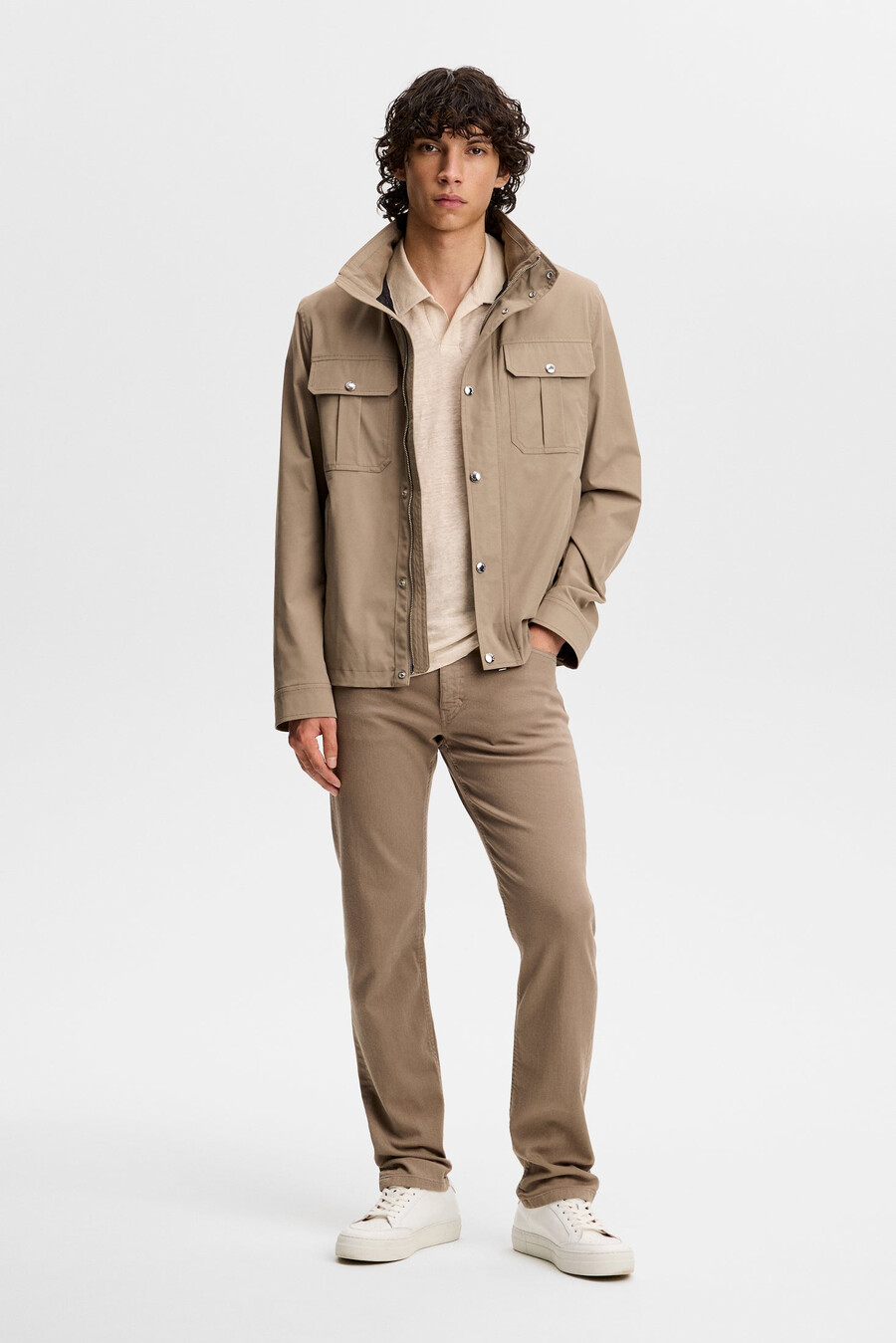 roy linen polo