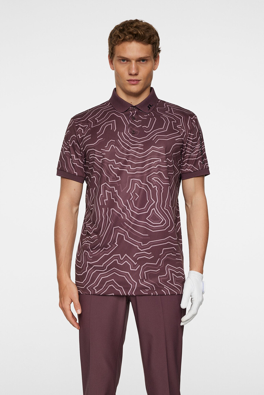 tour tech print polo