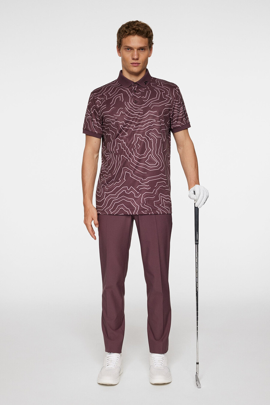 tour tech print polo
