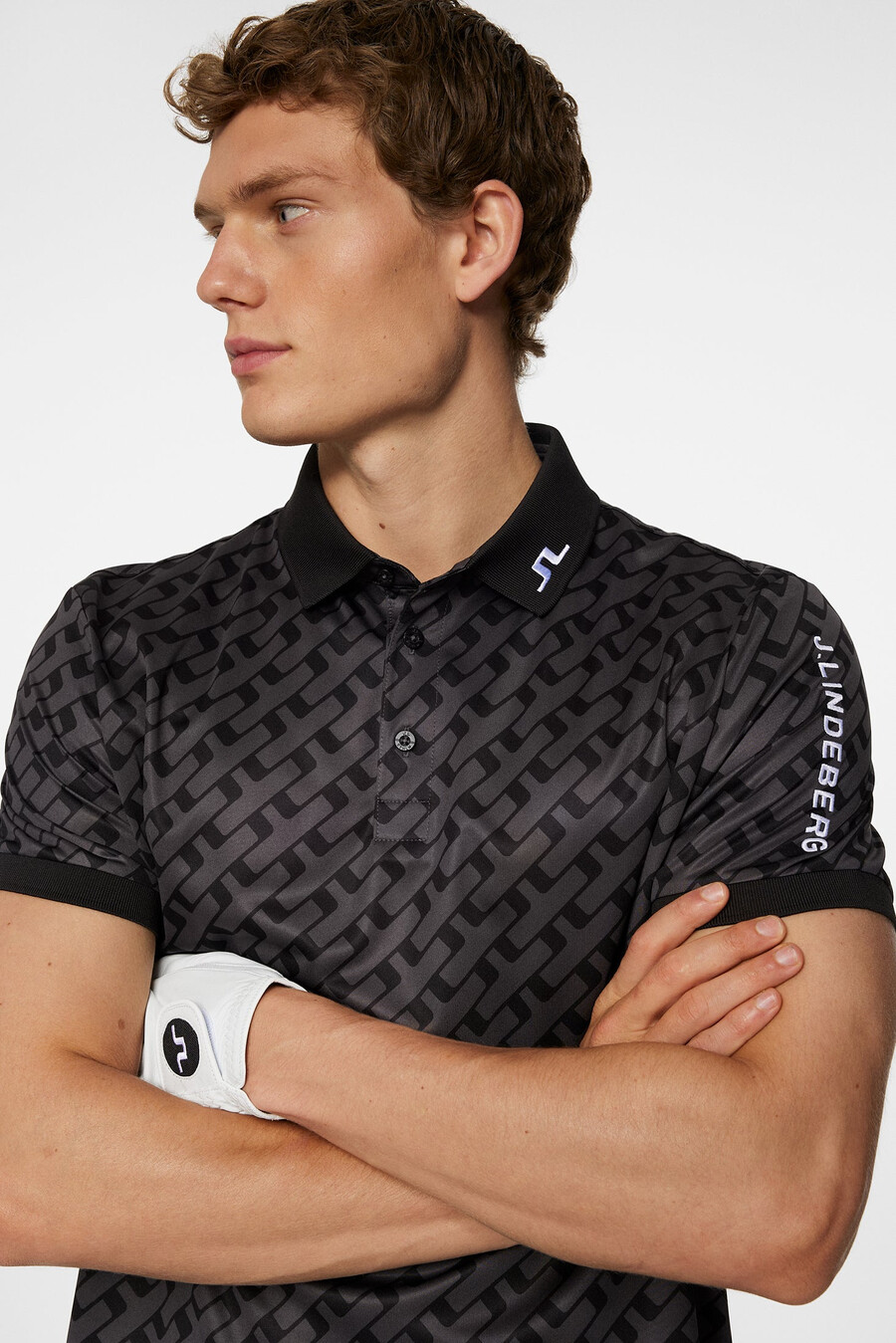 tour tech print polo