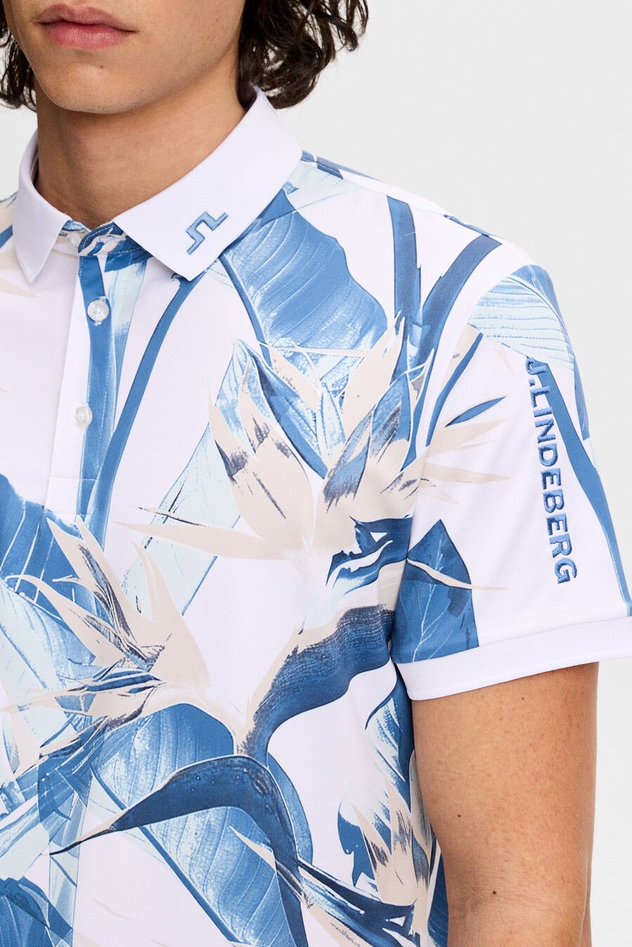 tour tech print polo