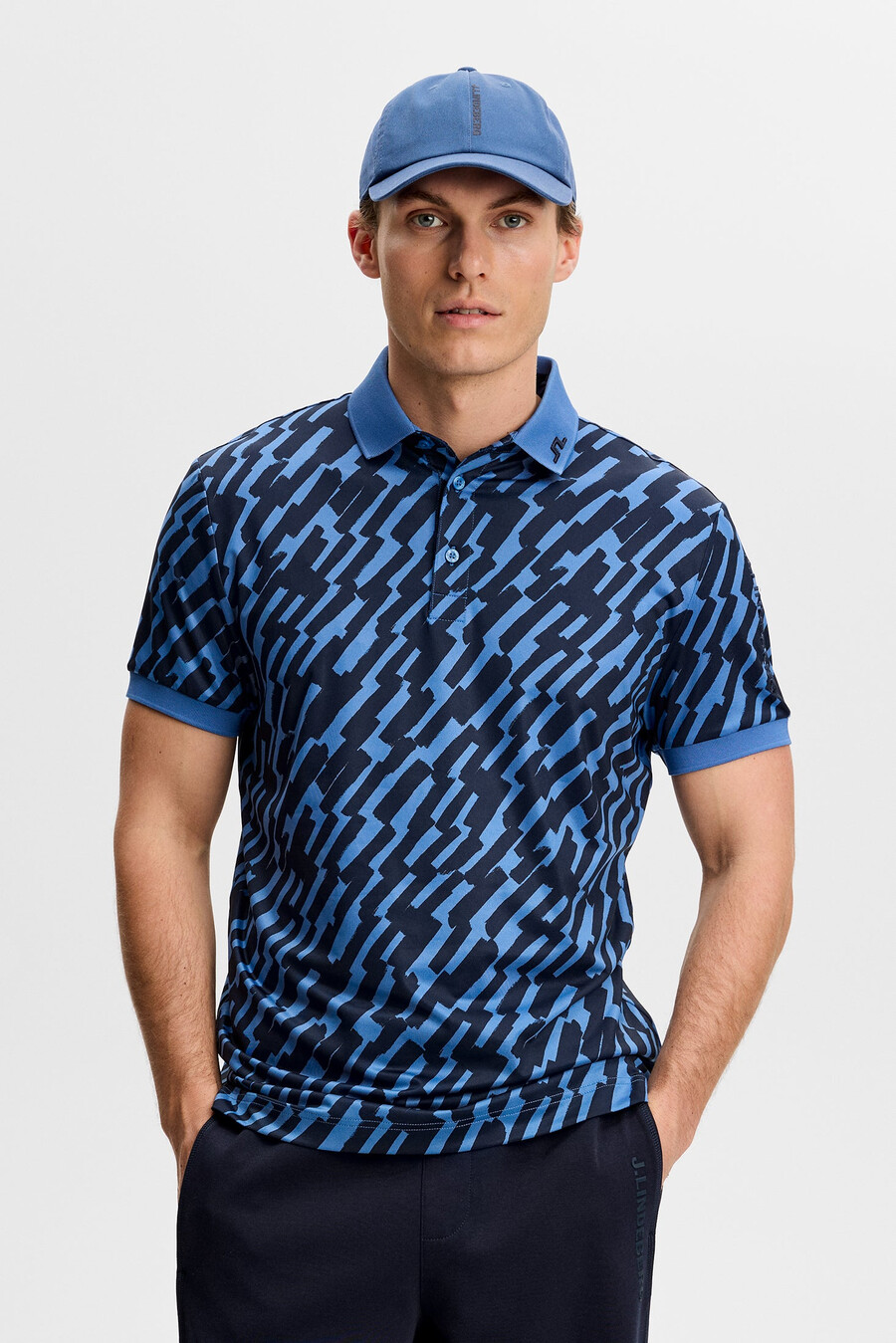 tour tech print polo