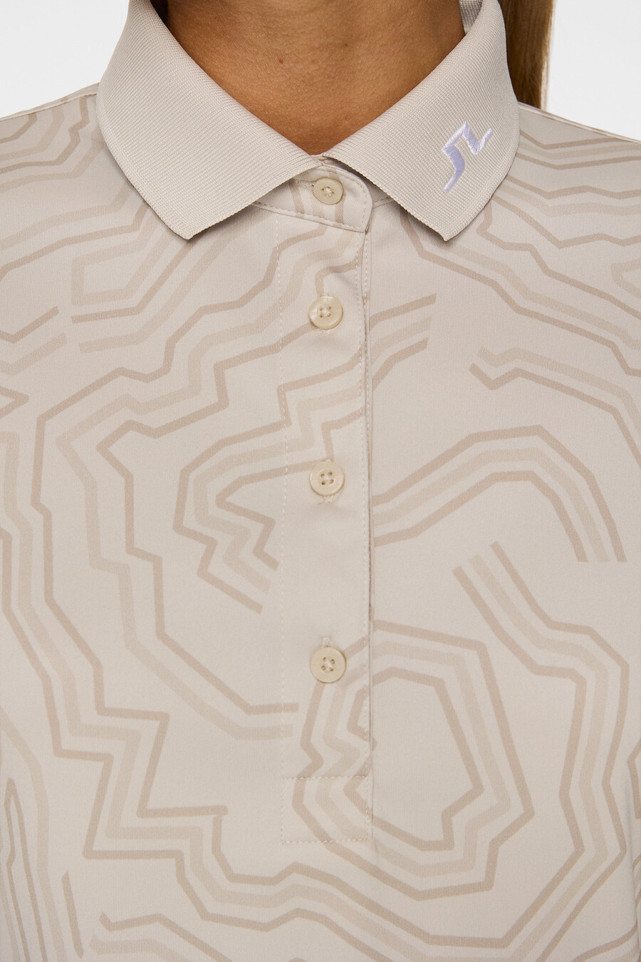 tour tech print polo