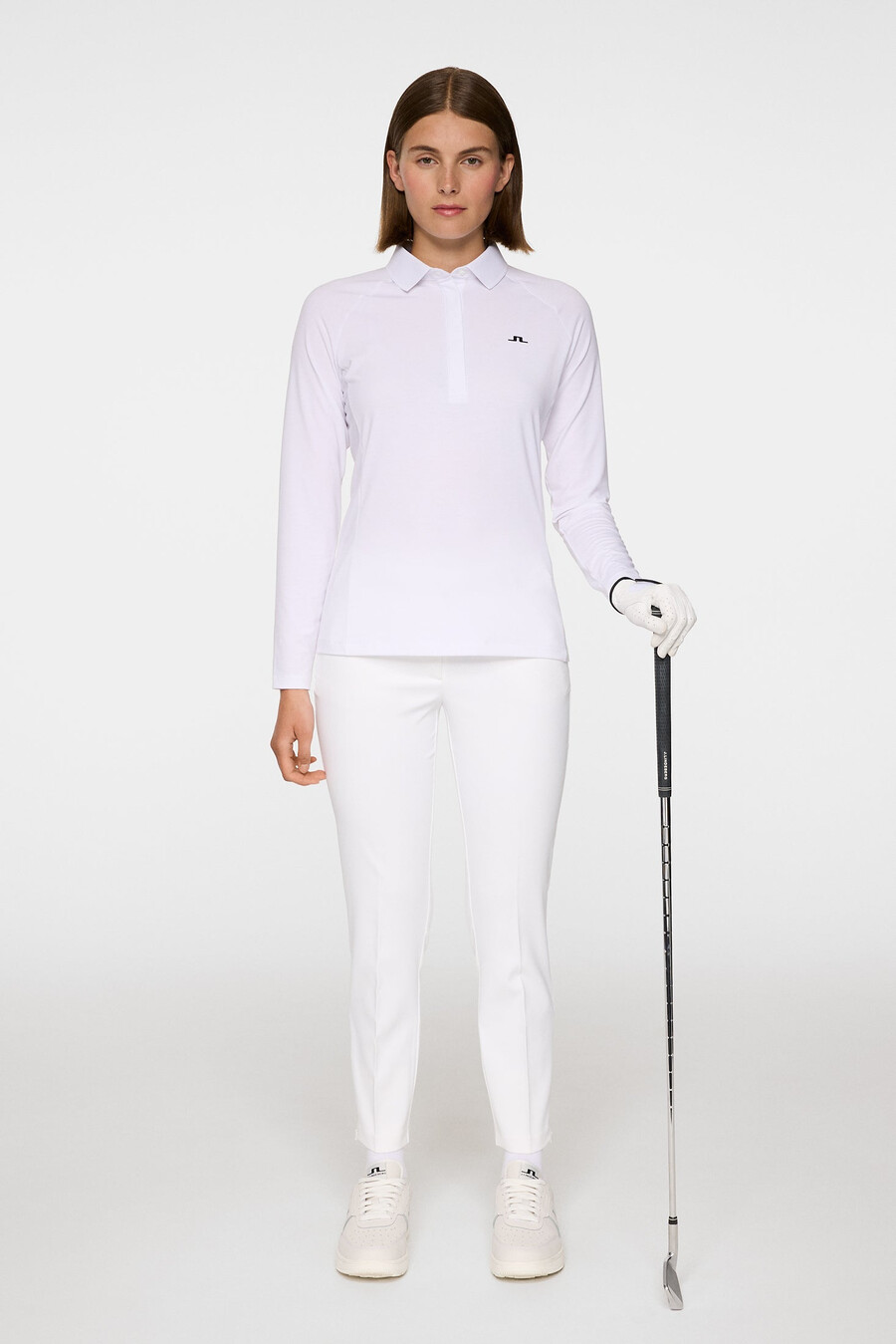 flor long sleeve polo