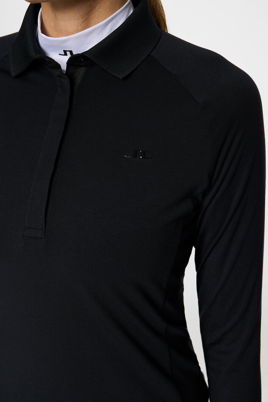 flor long sleeve polo