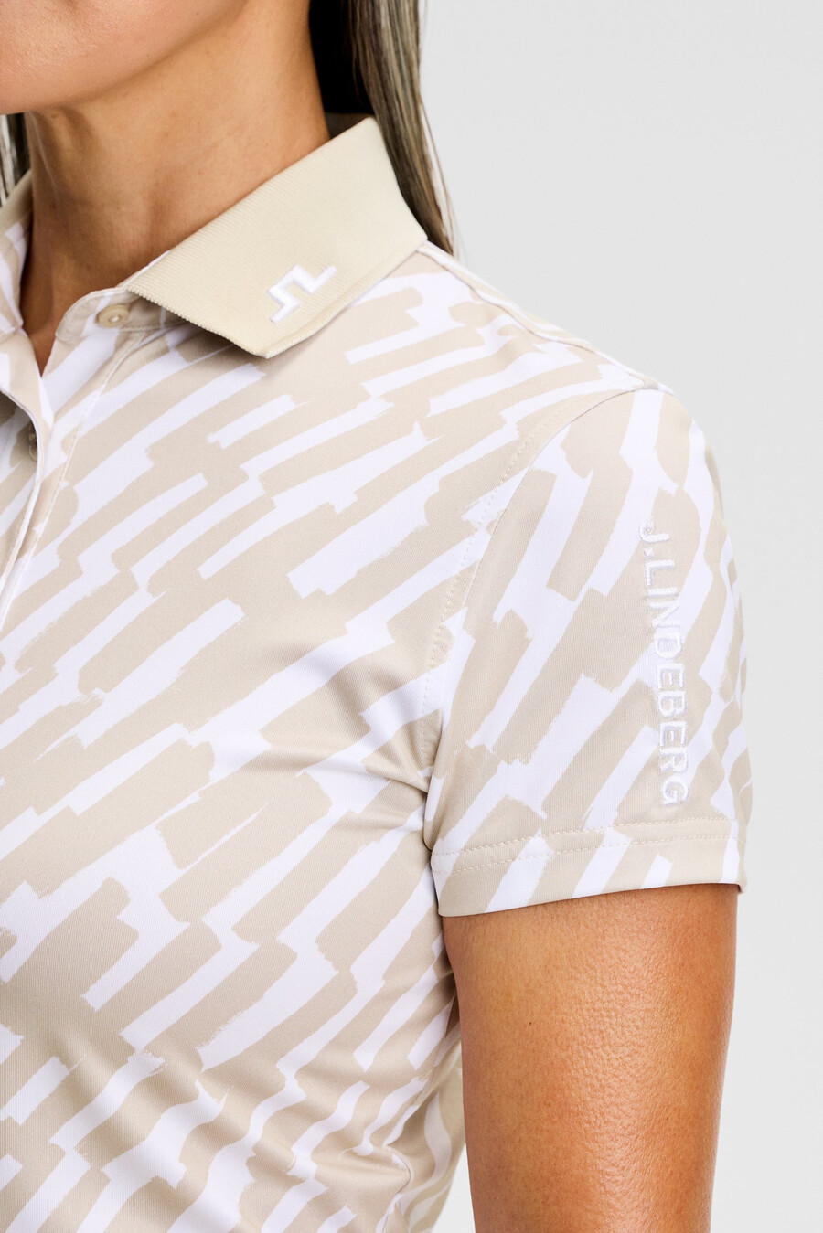 tour tech print polo