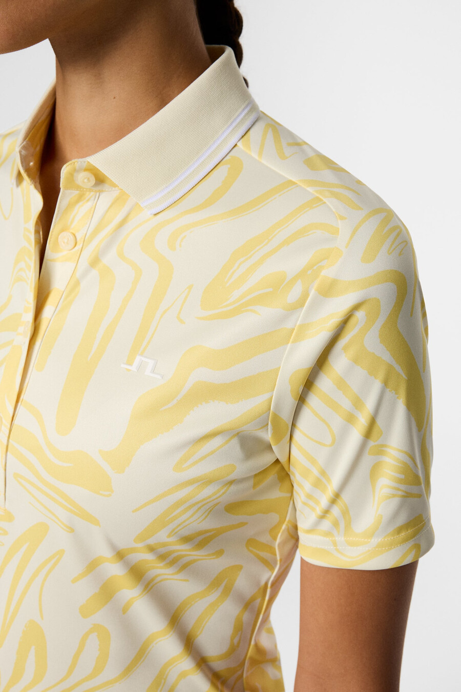 georgia print polo