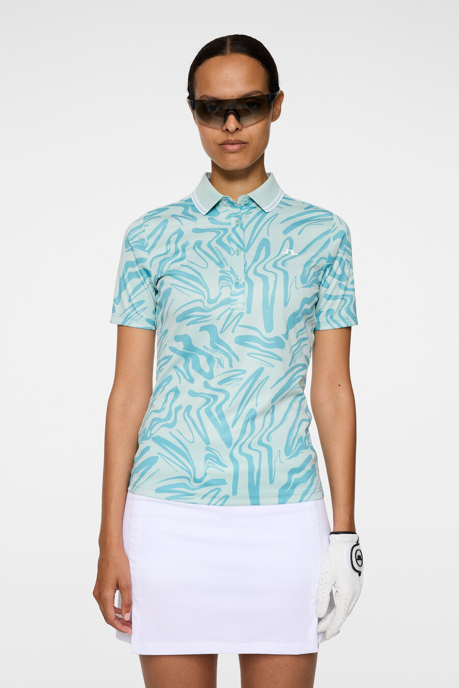 georgia print polo