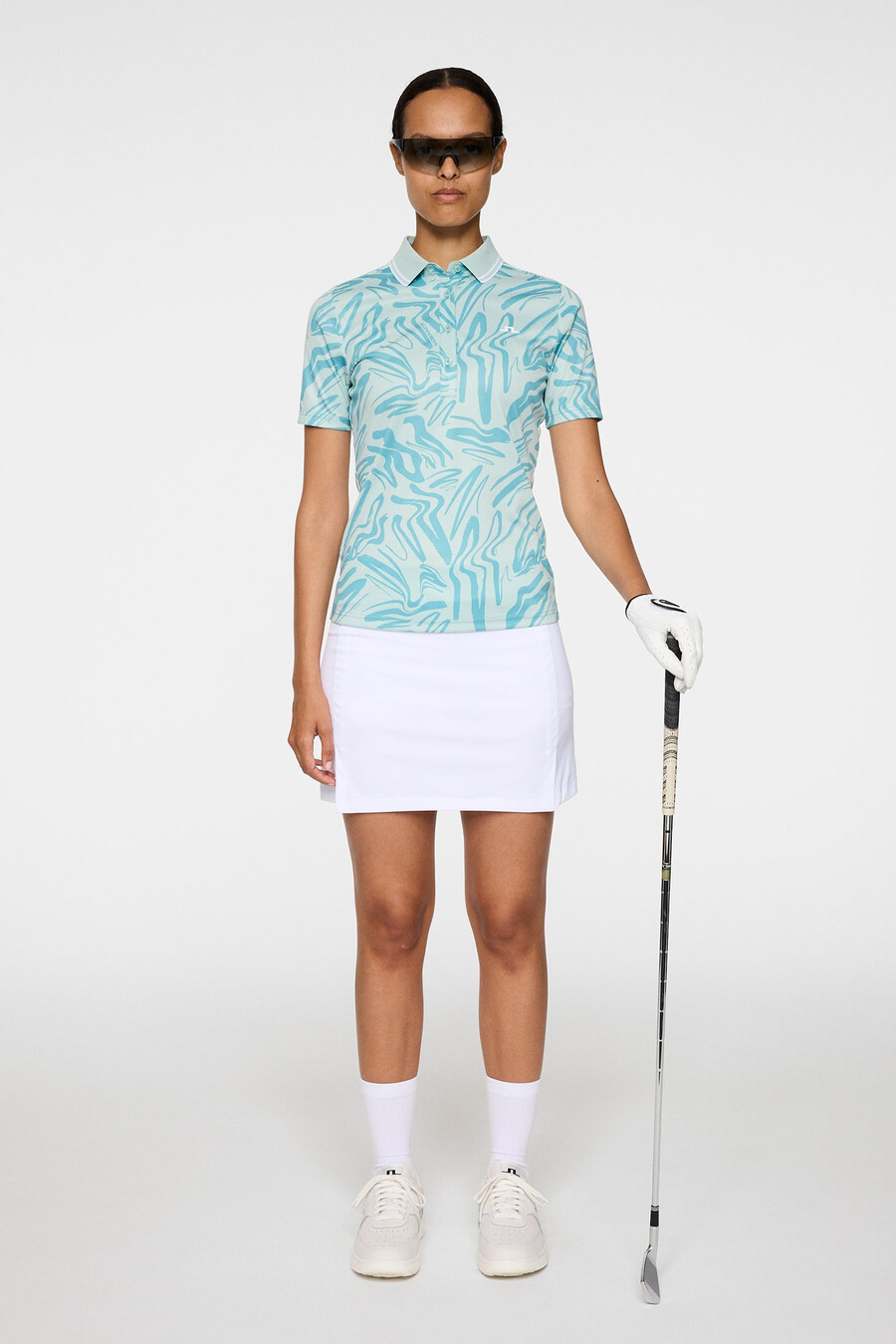 georgia print polo