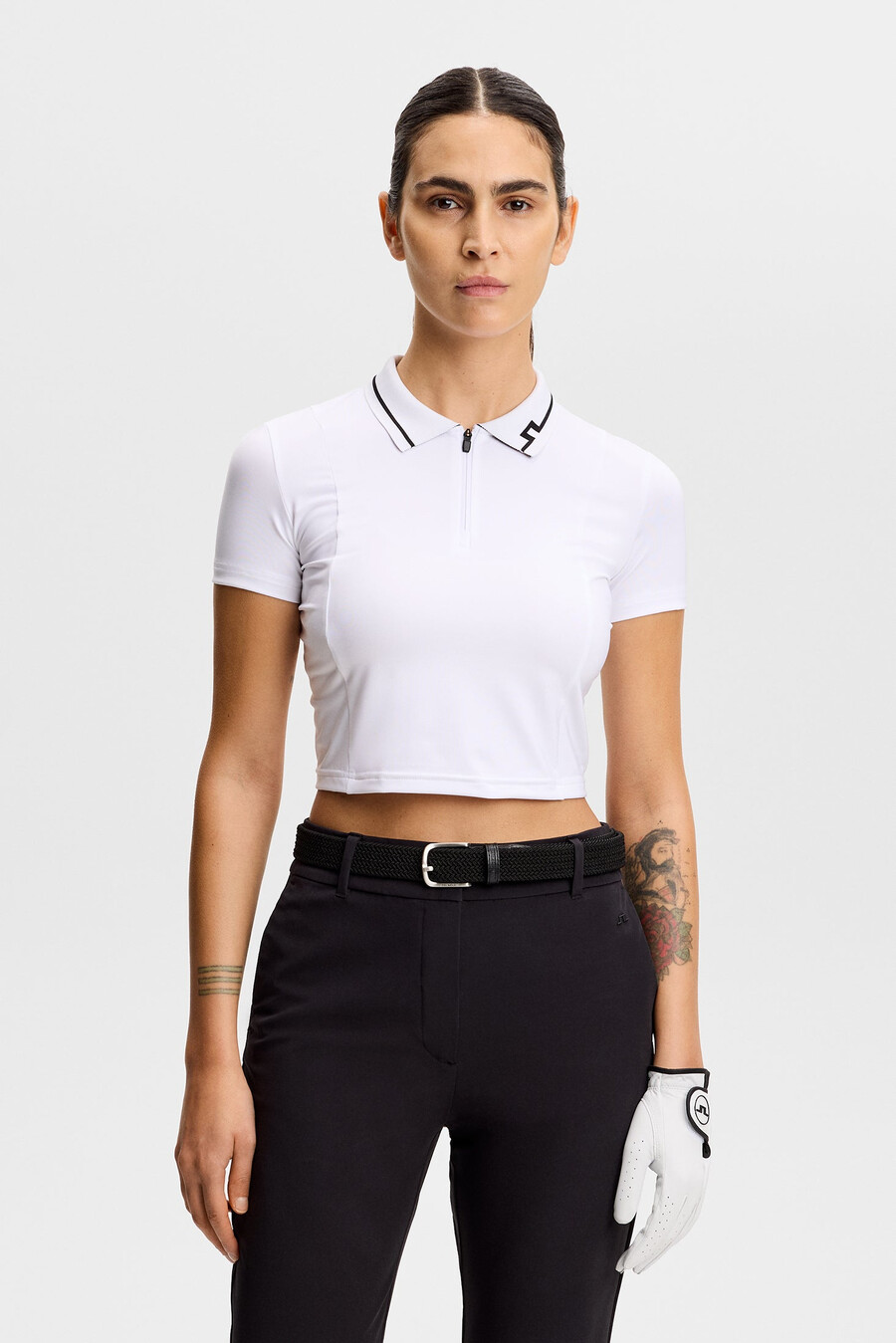 naomi cropped polo