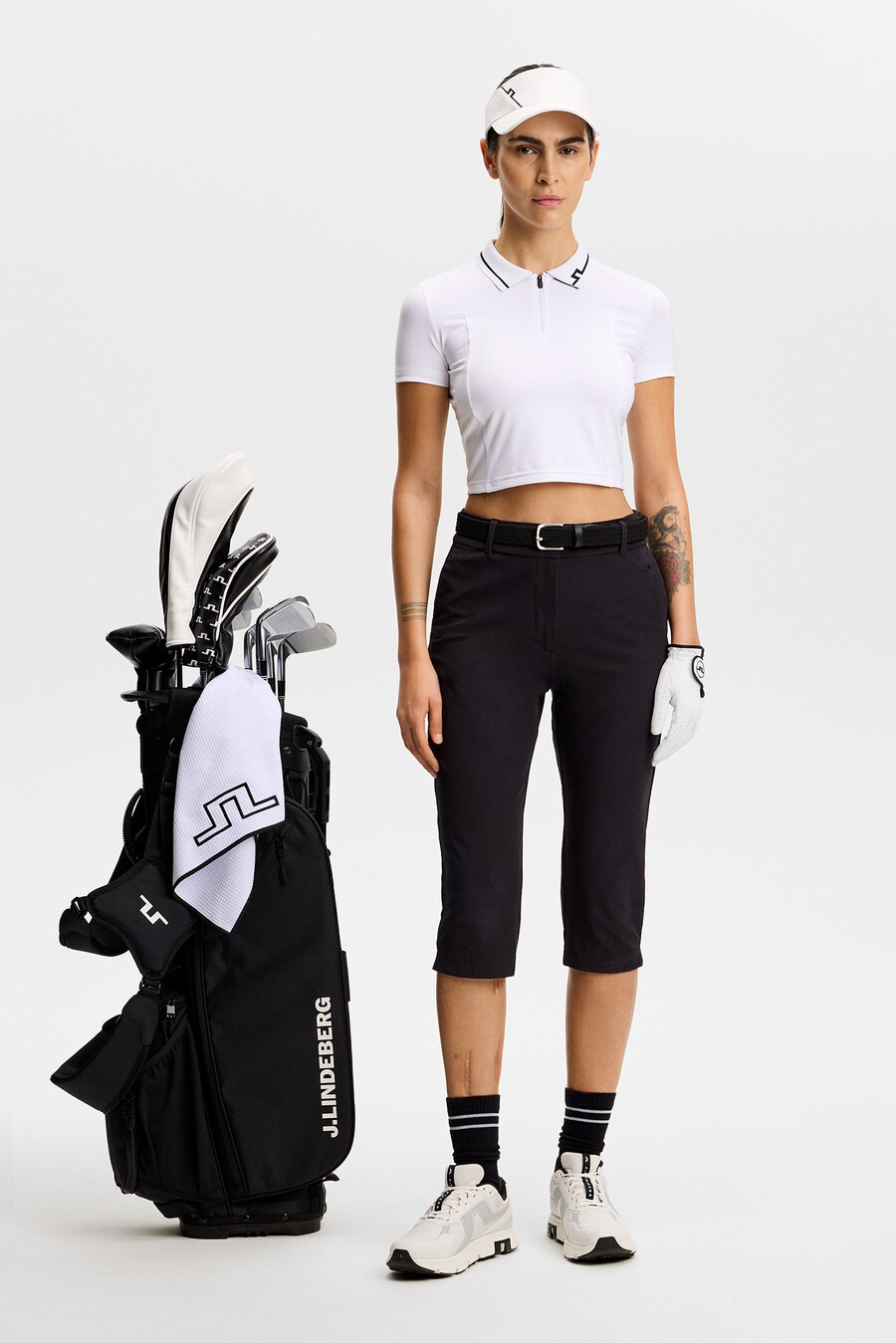 naomi cropped polo