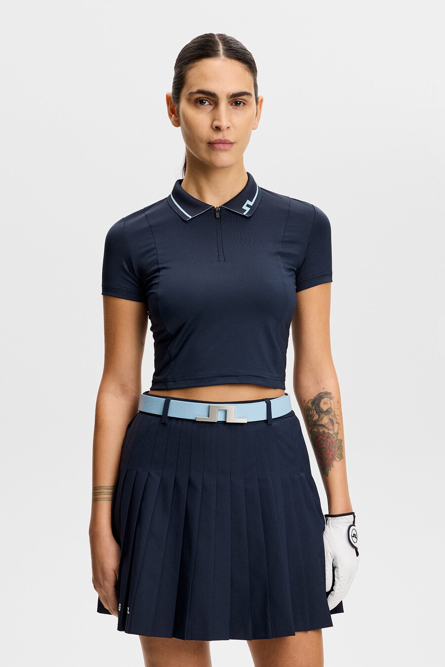 naomi cropped polo