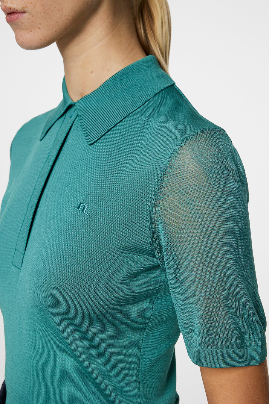 amandine knitted polo