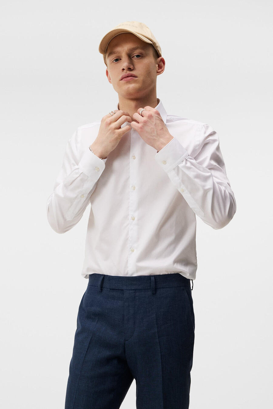 non-iron twill superslim shirt