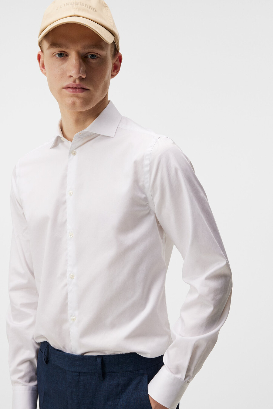 non-iron twill superslim shirt