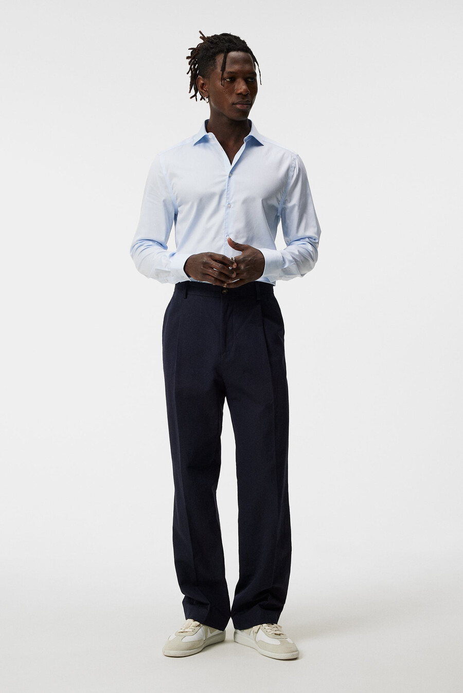 non-iron twill superslim shirt