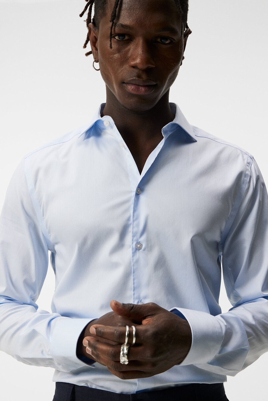 non-iron twill superslim shirt