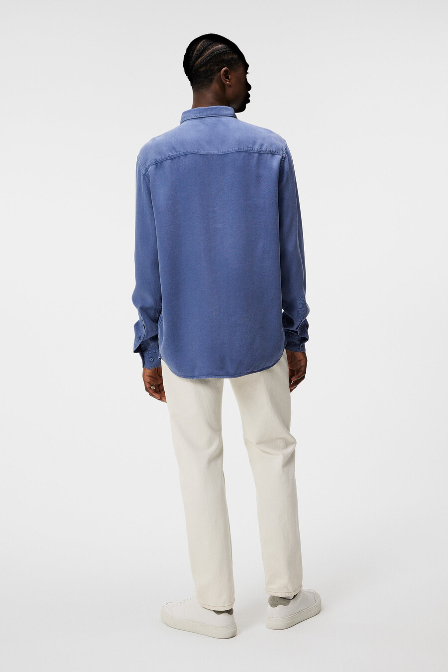 reg ls structure tencel shirt