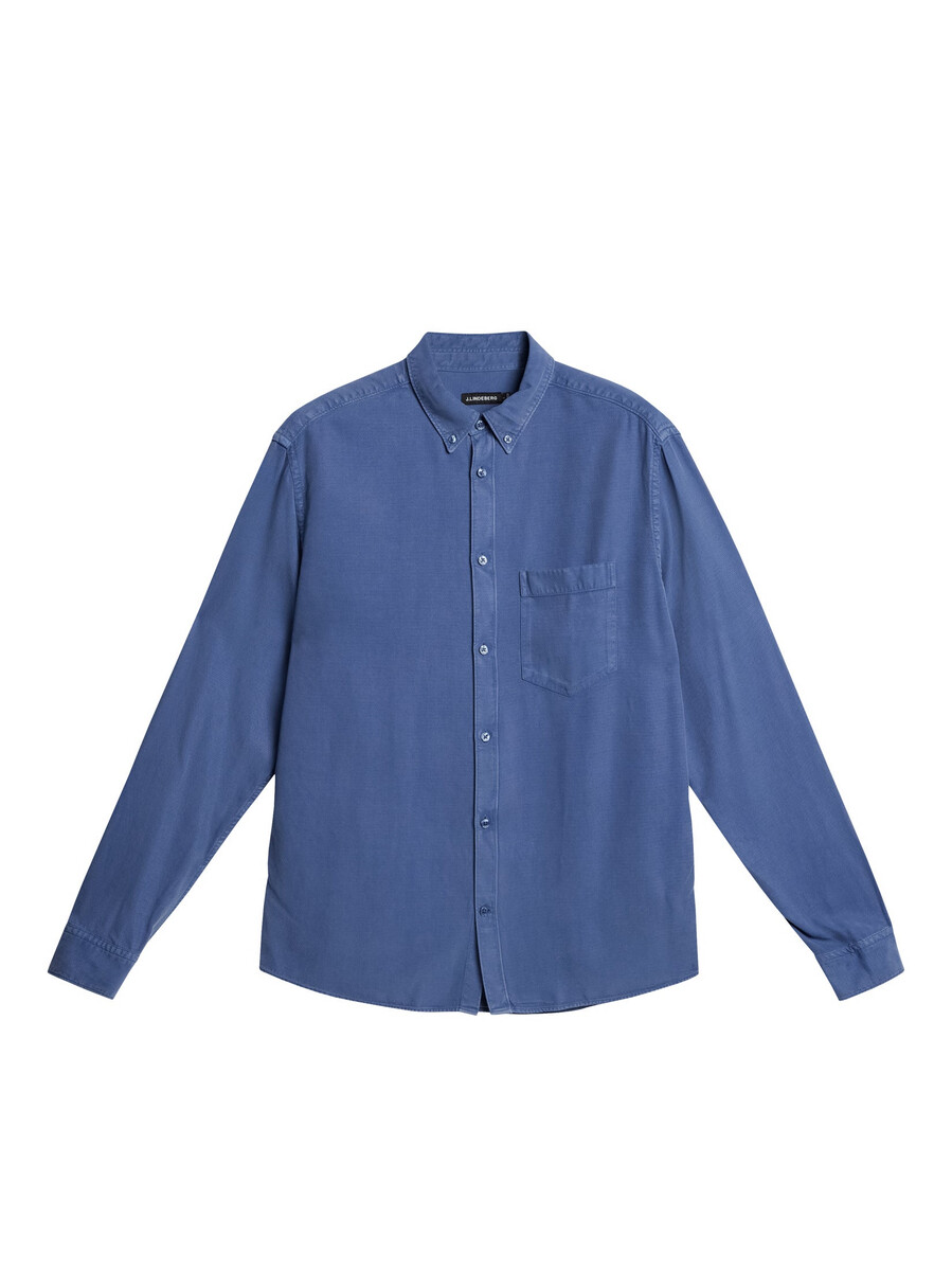 reg ls structure tencel shirt