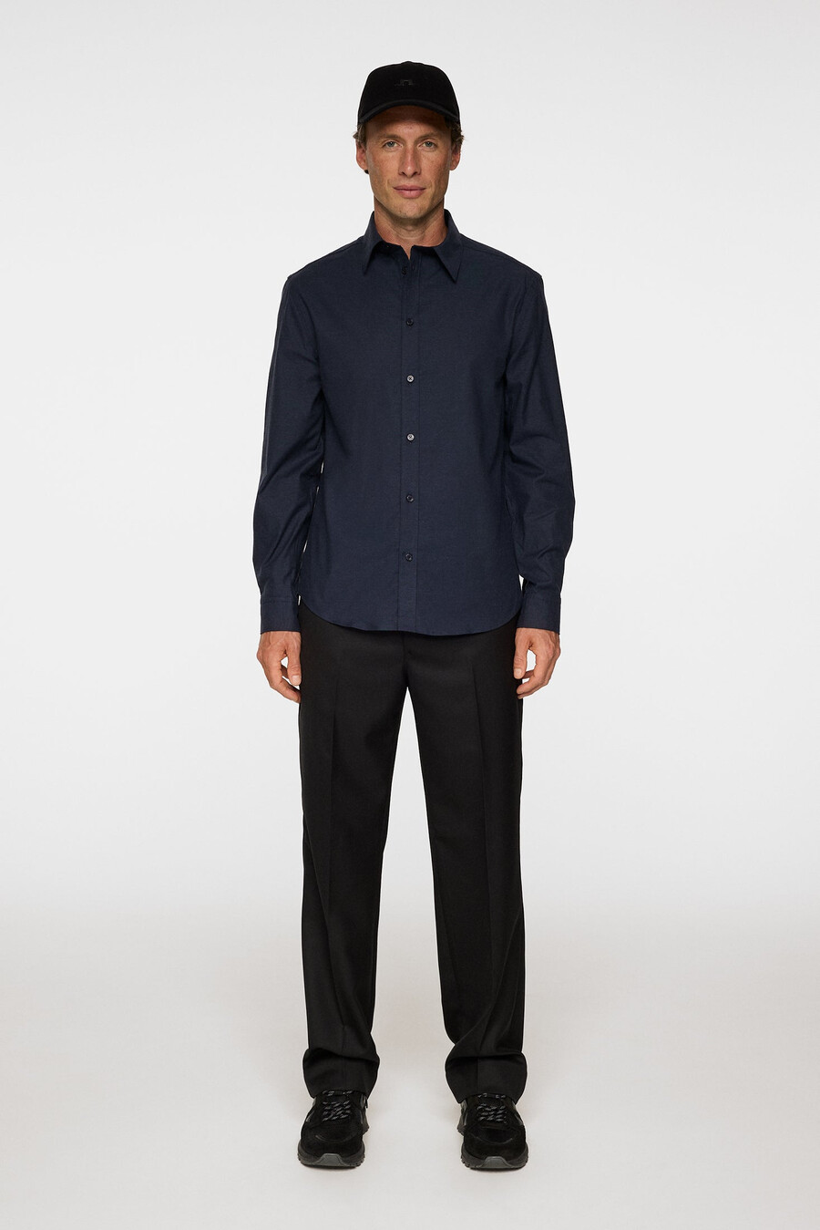 slim light flannel shirt