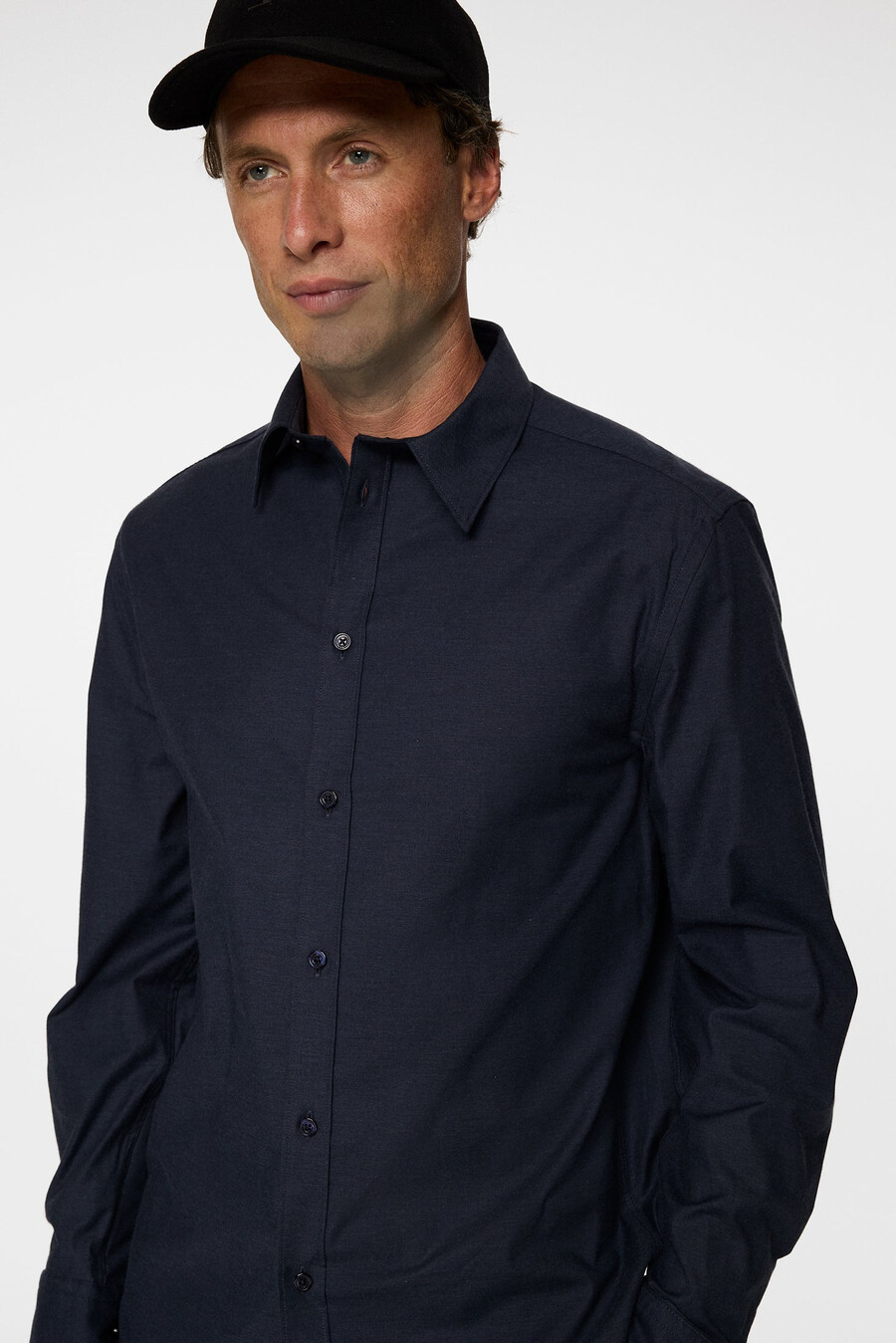 slim light flannel shirt