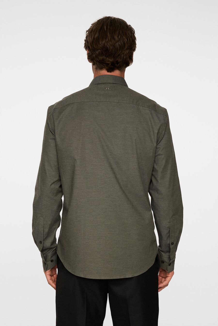 slim light flannel shirt