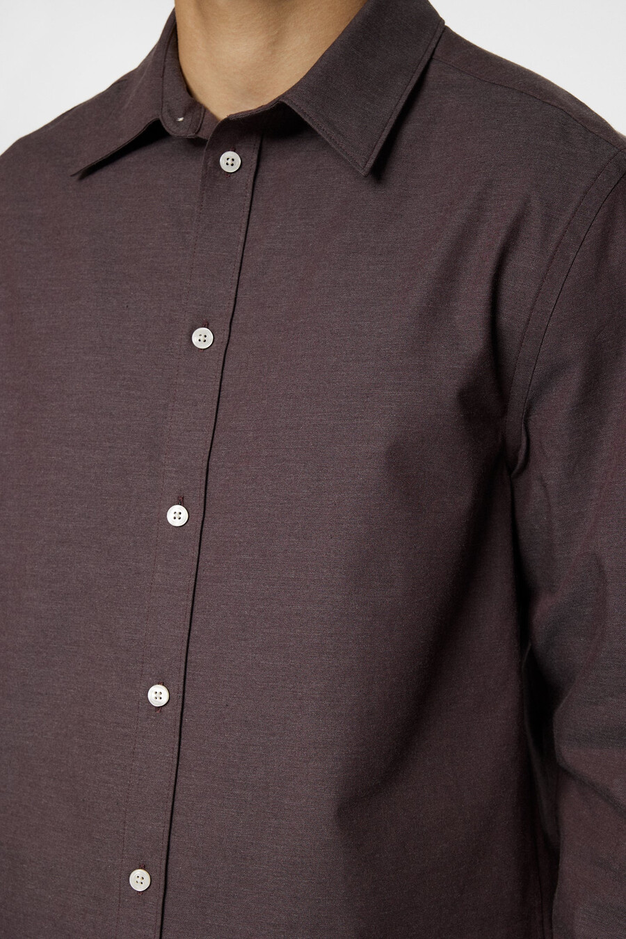 slim light flannel shirt