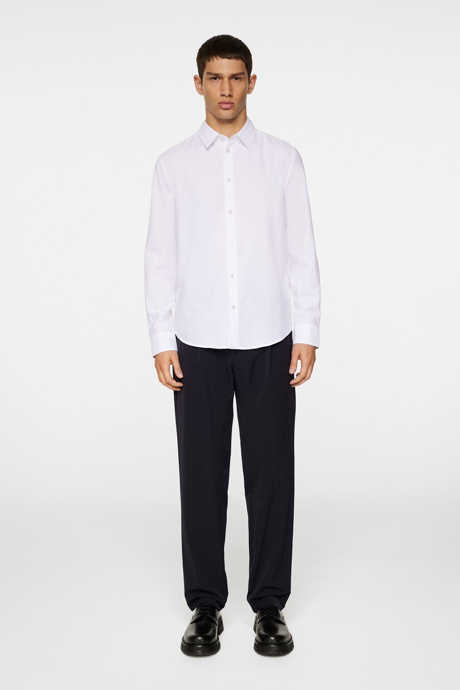slim ls cotton tencel shirt