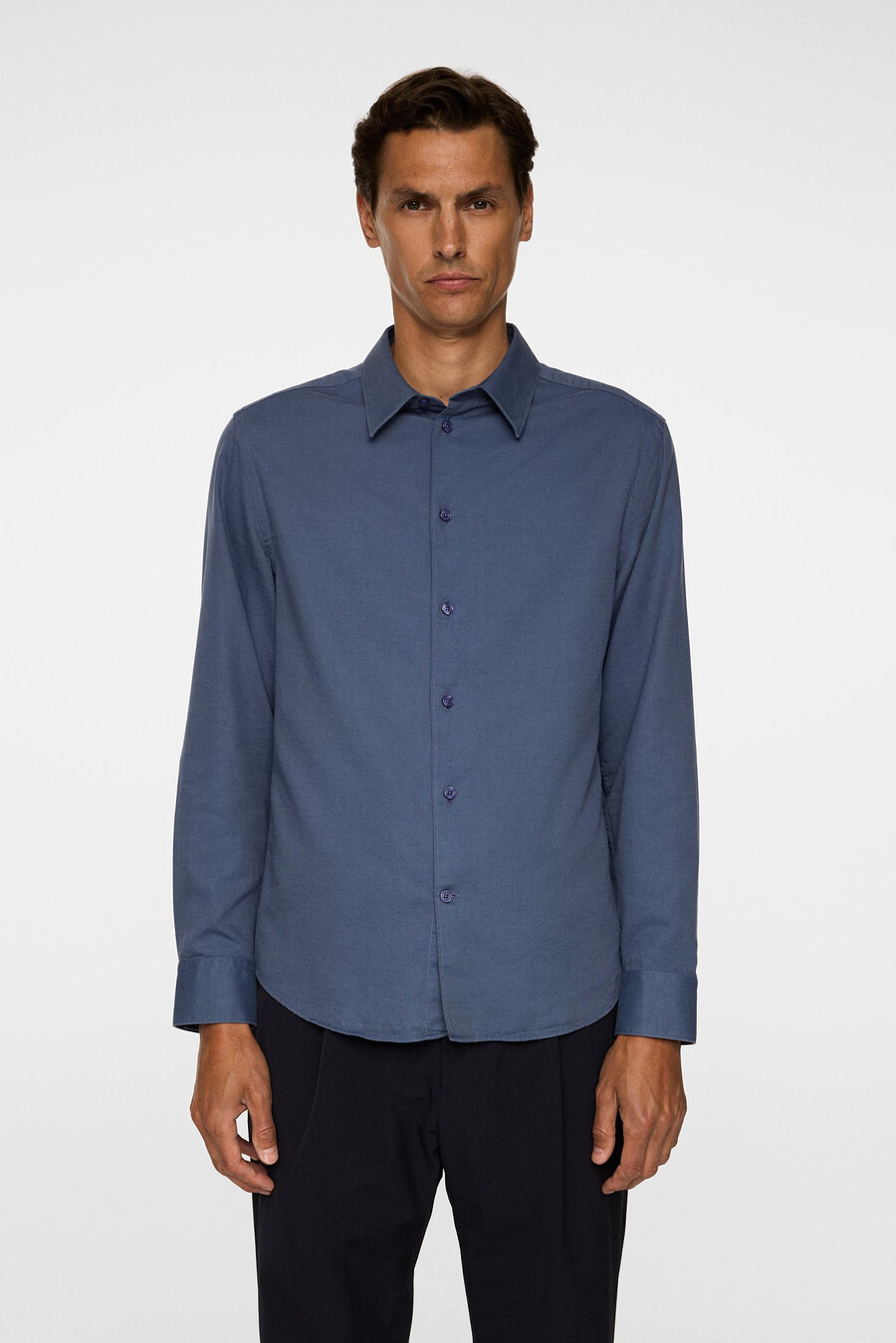 slim ls cotton tencel shirt